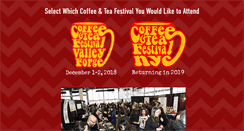 Desktop Screenshot of coffeeandteafestival.com